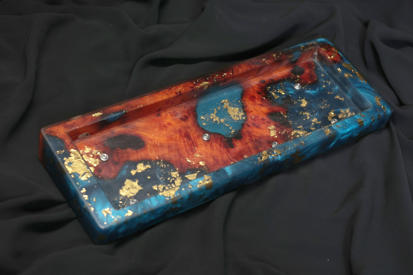 Custom Color Resin Keyboard Case (Gold)