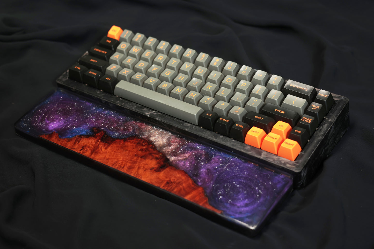 Galaxy Resin Keyboard Wrist Rest